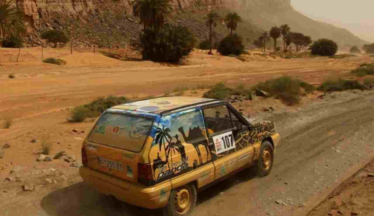Panda Rid Panda Raid: altro che Dakar, col