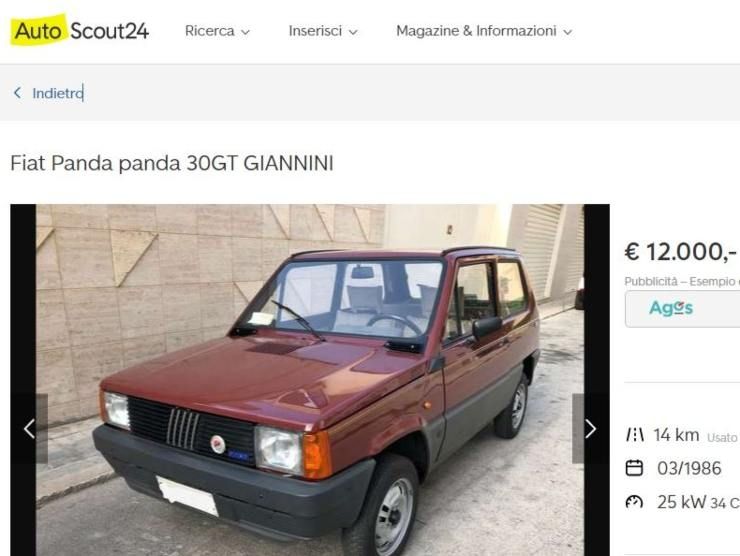 Fiat Panda panda 30GT GIANNINI (AutoScout 24) annuncio