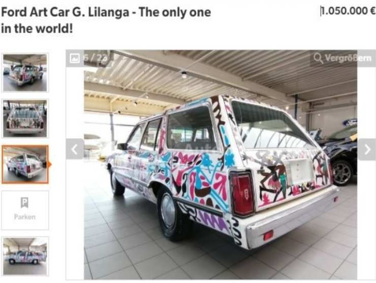 Ford Art Car G. Lilanga (mobile.de) annuncio