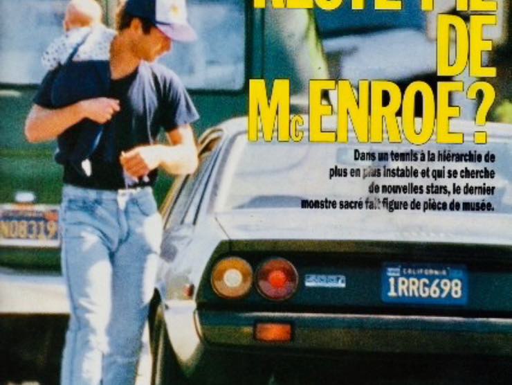 La Ferrari 400 di John McEnroe in copertina su Equipe (CarJager)