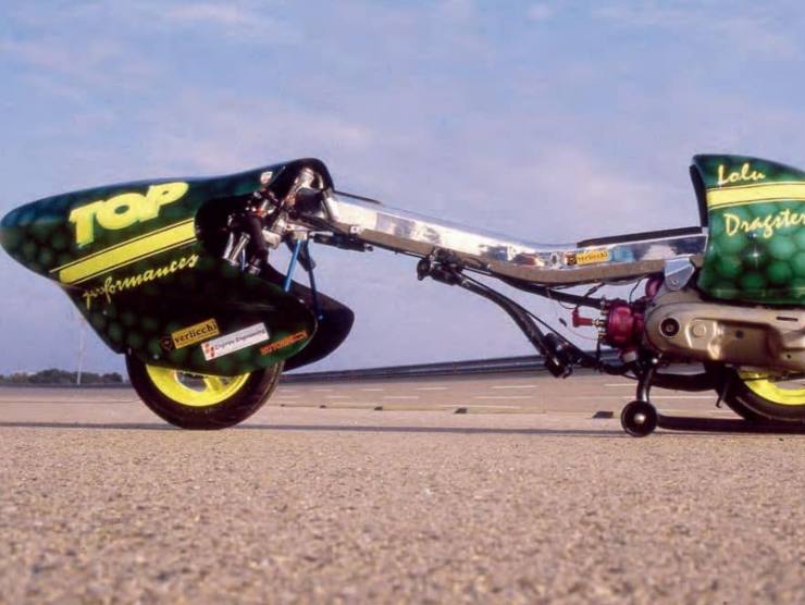 LoLu Dragster scooter record mondiale