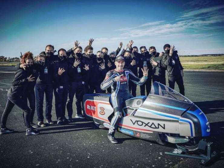 Max Biaggi NASA Voxan Motors record MotoGP Sbk