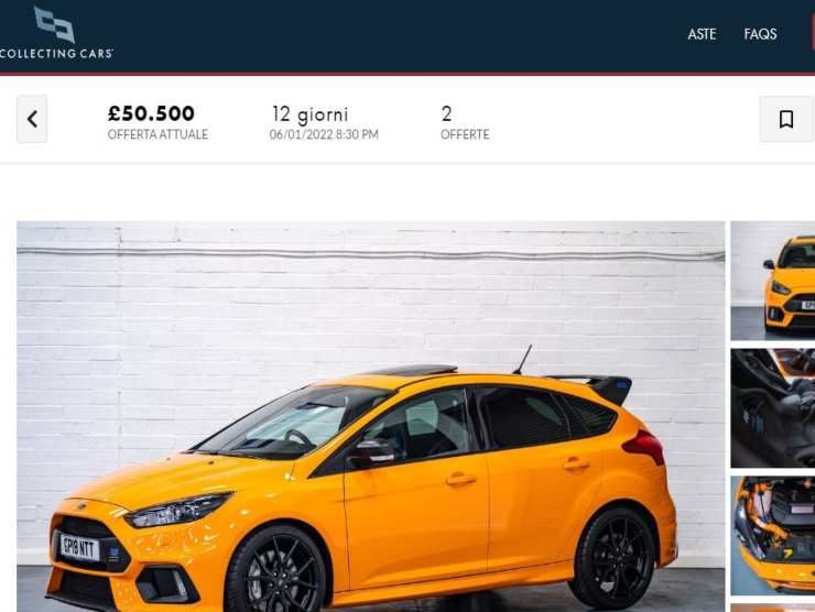 Ford Focus RS (Collecting Cars) annuncio