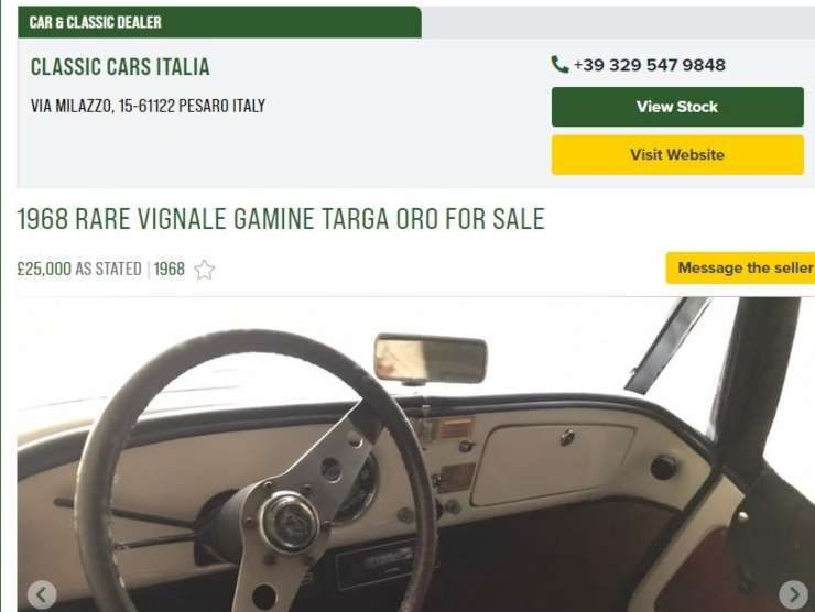 Vignale Gamine Fiat 500 (Car and classic) annuncio