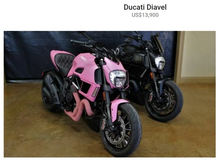 Annuncio Ducati Diavel 2015 (Jamesedition.com)