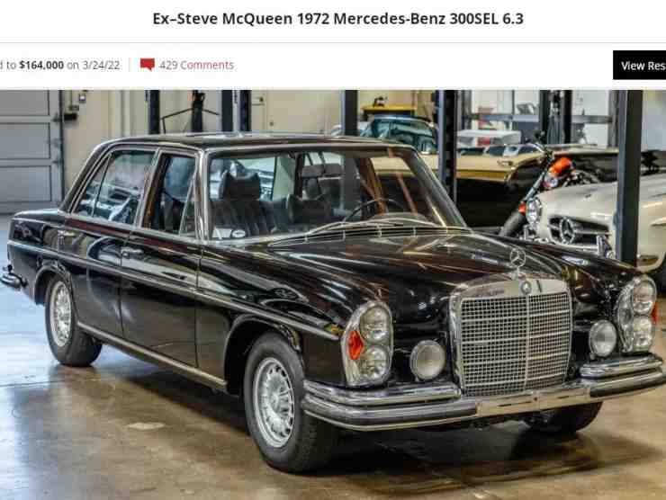 La Mercedes di Steve McQueen (Bring a trailer)