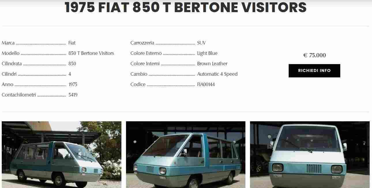 Fiat Bertone 850 Visitors (Ruote da Sogno) 27.5.2022 quattromania 2