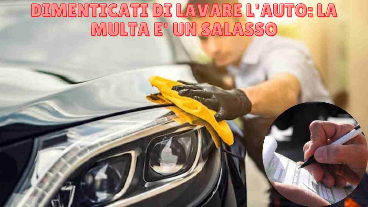 Lavaggio auto (Web source) 25 giugno 2022 quattromania.it