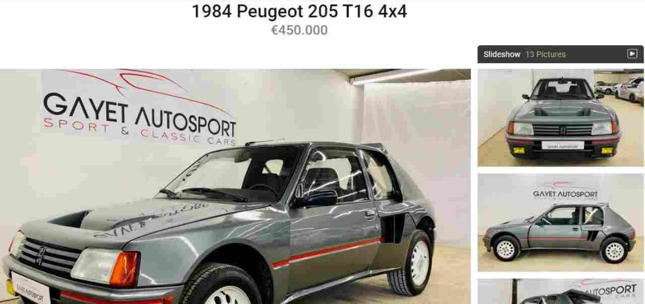 Peugeot 205 in vendita (James Edition) 6.6.2022 quattromania