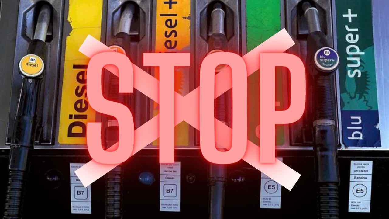 Stop carburante tradizionale
