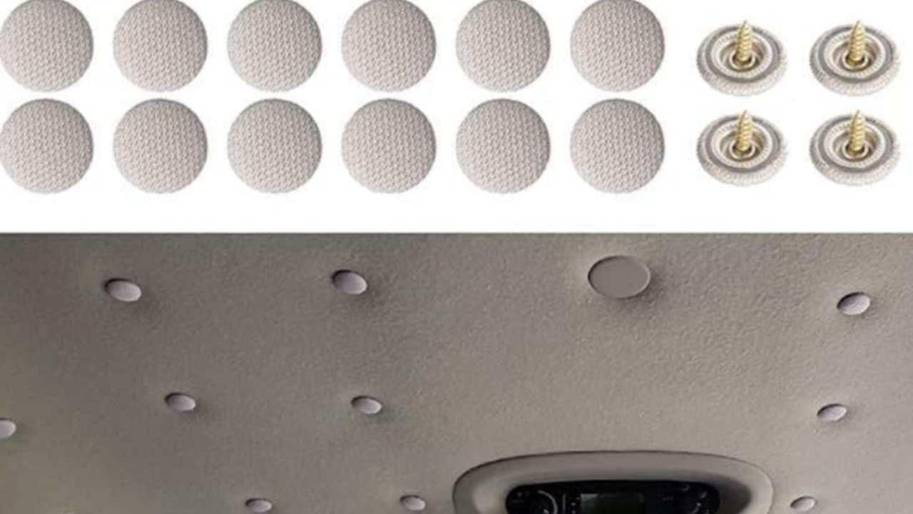 Bottoni utili a riparare gli interni di un'auto