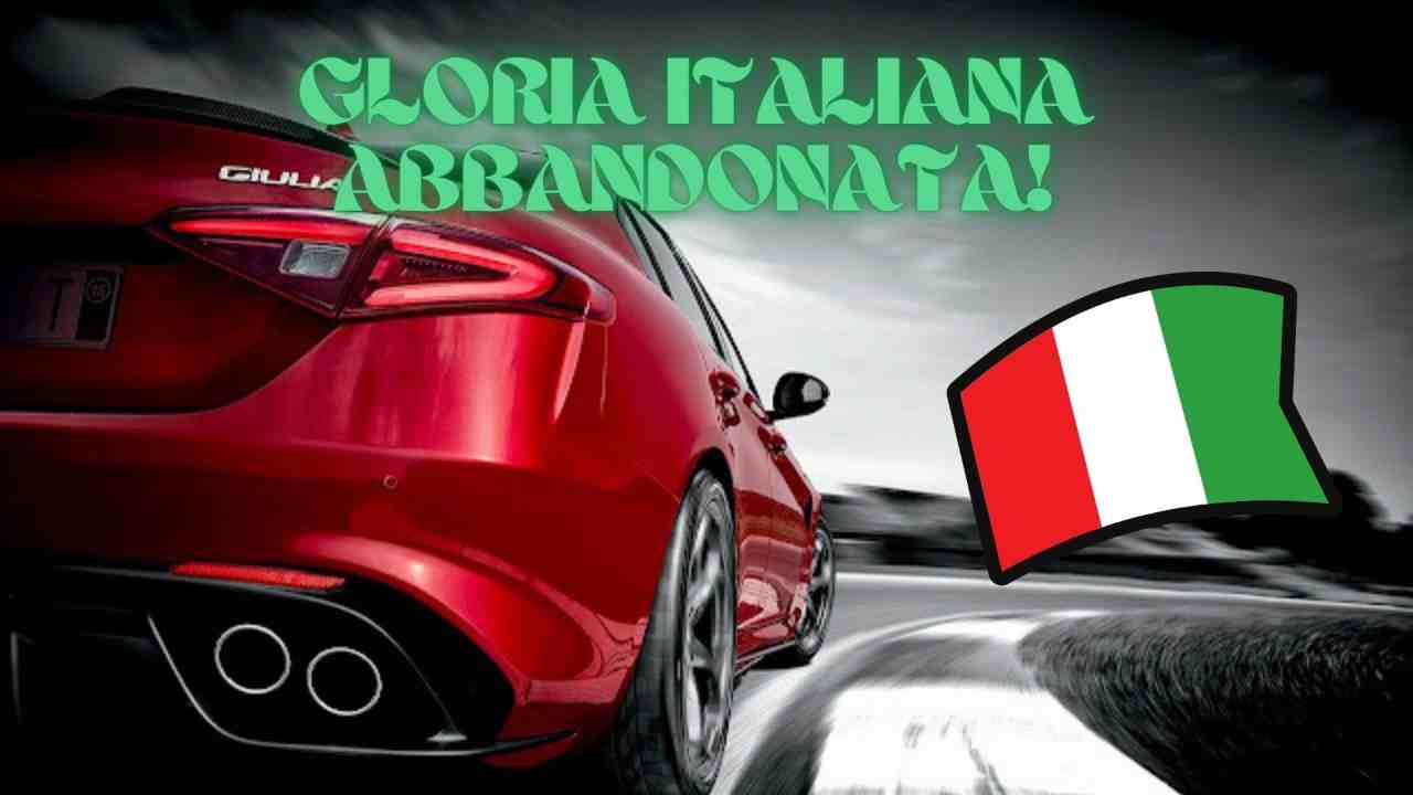 Gloria italiana dell'automobilismo abbandonata 13 settembre 2022 quattromania.it