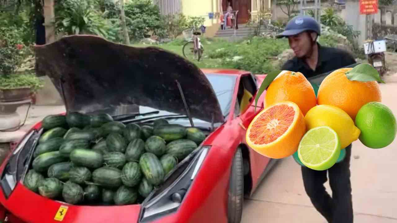 Frutta in auto