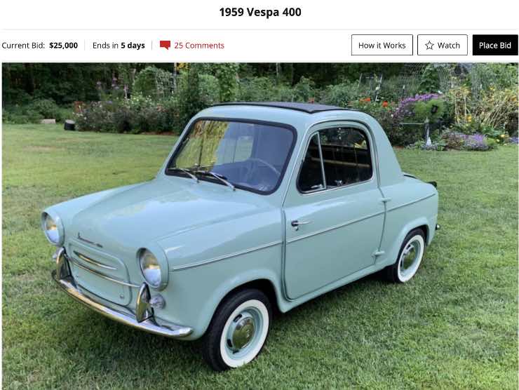 Vespa 400 Bring a Trailer