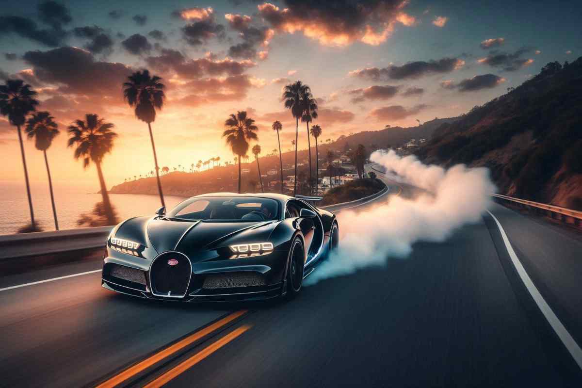 Una Bugatti schizza ad oltre 400 km/h: rombo impressionante e la Polizia non può farci nulla (VIDEO)