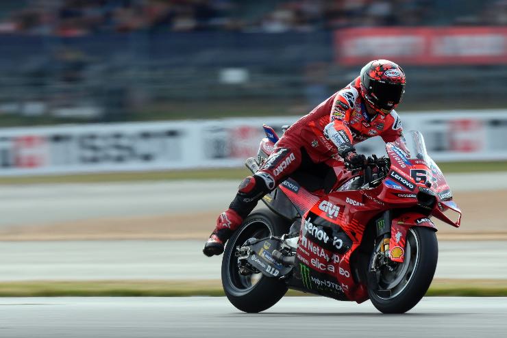 Pecco Bagnaia per Uccio problemi in frenata